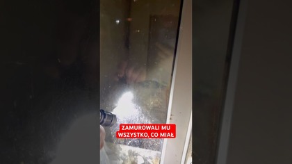 ZAMUROWALI MU WSZYSTKO, CO MIAŁ.  
