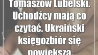 Tomaszów Lubelski.  Uchodźcy mają co czytać.  Ukraiński księgozbiór się powiększa