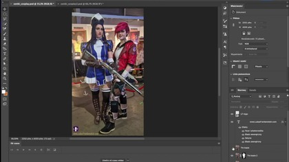HDCC 2022 - CENIKI COSPLAY + #tutorial in #photoshop