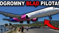 SAMOLOT LINII WIZZAIR METRY OD KATASTROFY!