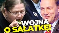 HIT! Pawłowicz POŻERA sałatkę w Sejmie! Kaczyński ZWYZYWANY!