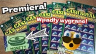 Zdrapki Lotto  Premiera! 6 zdrapek CASH ROYAL  Wpadły monety! 