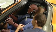Mercedes SLS crash test