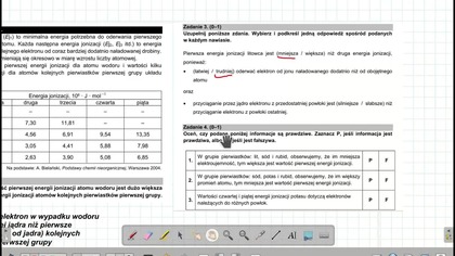 ZADANIE 2, 3 I 4 CKE 2021 PR&Oacute;BNY(MARZEC) ENERGIA JONIZACJI