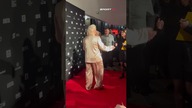Olśniewająca Anita Włodarczyk z mamą na premierze filmu Anita 