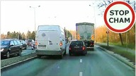 Przepychanki drogowe w Jaworznie - blokowanie , spychanie #540 Wasze Filmy