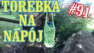 Torebka na napój, siatka na szydełku, szydełkowa torebka #91