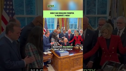 Modły nad Donaldem Trumpem w Gabinecie Owalnym #shorts