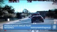 Bez trzymanki: Pijany kierowca o włos od tragedii