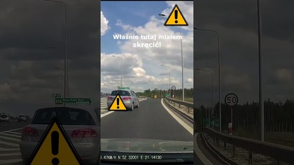 O właśnie tutaj miałem skręcić ! #shorts #rikordwidjo
