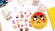 Wstyd mi.  Kolejny haul naklejkowy z Aliexpress | Bullet journal stickers