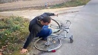 Pijak na rowerze