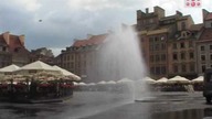 Kurtyny wodne schłodzą warszawiaków