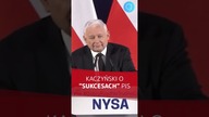 (subskrybuj) KACZYŃSKI O SUKCESACH PIS.  UWIERZYCIE? #shorts