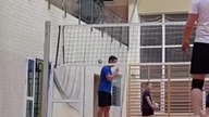 Dunker grający w siatkówkę #shorts