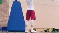 prawie 2 łokcie w koszu #shorts #athletics #polska #koszykówka