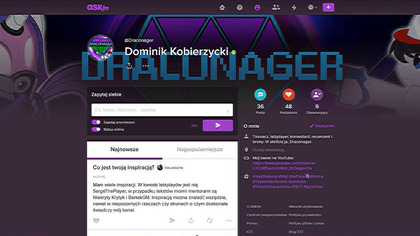 Odświeżyłem swoje stare konto na ask.fm
