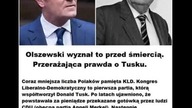 Olszewski pięknie jeszcze przed swoją śmiercią podsumował tą KOMUNISTYCZNĄ gawiedź z TUSKIEM na czel