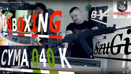 Gunfire Unboxing CM040K FULL METAL!!! by SzuGi ASG KINGS