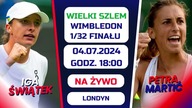 ŚWIĄTEK VS PUTINCEWA - WIMBLEDON - 1/16 FINAŁU - NA ŻYWO - 06. 07. 2024r.
