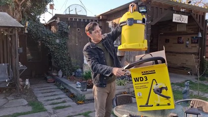 Nowy odkurzacz WD3 i pluskwy * sprzątanie narzędziowni 02. 04. 2026