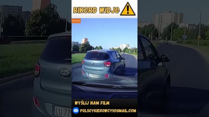 Wciskanie się i spychanie na krawężnik #shorts #polscykierowcy #rikordwidjo #viral #polska