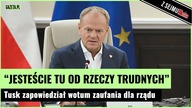 Tusk o zmianach w rządzie: Dobrzy nie mają się czego obawiać | Gazeta.pl