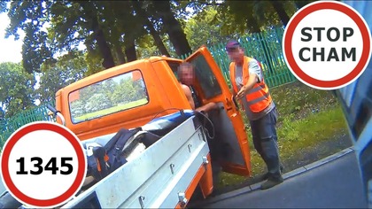 Stop Cham #1345 - Niebezpieczne i chamskie sytuacje na drogach