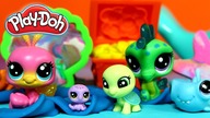 Play Doh  Morski świat z ciastoliny dla Littlest Pet Shop  bajki dla dzieci