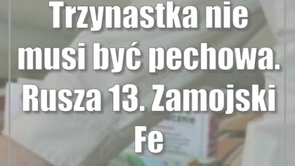 Trzynastka nie musi być pechowa.  Rusza 13.  Zamojski Festiwal Książki