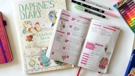 Zaplanuj ze mną tydzień + Daphnes Diary Sticker Boook (Plan with me)