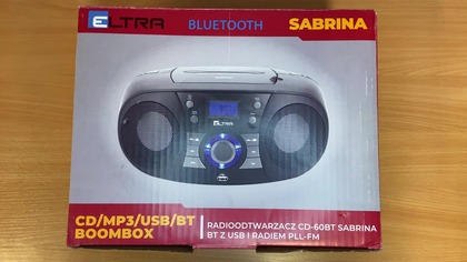 UNBOXING: Przenośny radioodtwarzacz z Bluetooth - ELTRA SABRINA