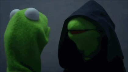 Muppet show.  Kermit boi się śmierci.  tylko dla dorosłych