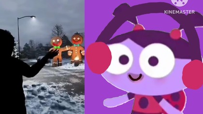 Ladybird Lu is reacting the Scary Gingerbread Video