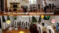 Urodzinowy chaos! Czas posprzątać salon po przyjęciu  Uporządkowana