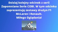 COBI McLAREN & RENAULT - Zapomniane Serie COBI #3