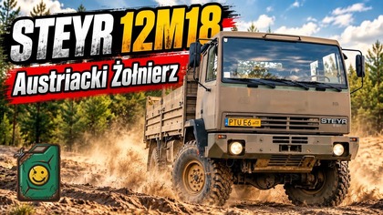 Austriacki Żołnierz - Ciężarówka STEYR 12M18 4x4 - Borne Sulinowo