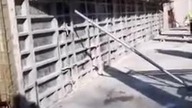 betonowanie z wysokosci 70 metrów