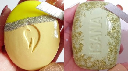 Soap Carving ASMR Relaxing Sounds no talking Satisfying ASMR Video