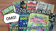 Zdrapki Lotto  Mix za 80zł  Kolejne wygrane! Kolejny dolar 