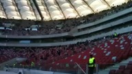 Otwarcie Narodowego. Stadion świeci pustkami, tysiące pustych krzesełek