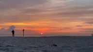 Bald-Vlog.  Pierwszy wschód Słońca na plaży w Dębkach, 4 sierpień 2024