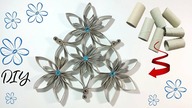 Pomysł na piękną dekorację z rolek po papierze toaletowym. DIY. Zobacz jak zrobić. Recykling