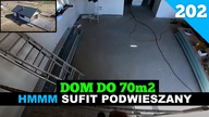 Odcinek 202.  Budowa domu do 70m2.  Sufity.  Wymierzanie, mocowanie liny.