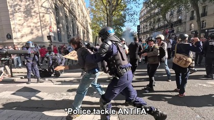 Globaliści realizują swoje cele destabilizacji Paris Has Fallen...  ANTIFA Riots Takeover the Streets .