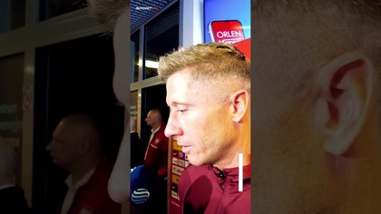 Lewy ocenia mecz z Finlandią #shorts