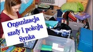 Organizacja szafy i pokoju synka.