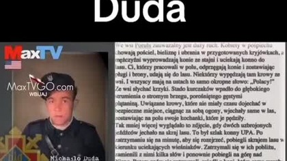 Z pamiętników Mychajło Dudy; Kobiety w pośpiechu chowają pościel, bieliznę i ubrania w przygotowanych  mp4 686x432