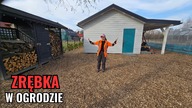 Zrębka w ogrodzie.  Ziemia do grządek za darmo