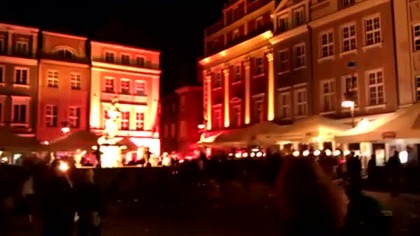 Zadyma na poznańskim rynku